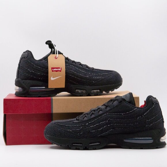 NIKE Air Max 95 OG x Levi’s Black. Sz 14M. NEW WITH original BOX. ✨ EXCLUSIVE ✨ - Picture 9 of 9